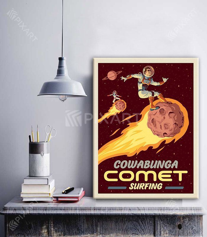 Cowabunga Comet Surfing