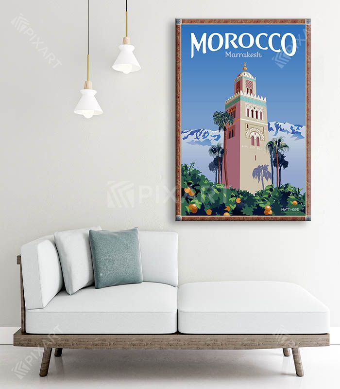 Affiche de Marrakech – Morocco