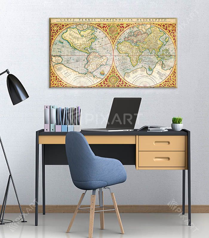 Ancienne carte du monde
