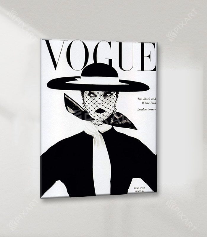 Affiche de Vogue – Black and white Idea