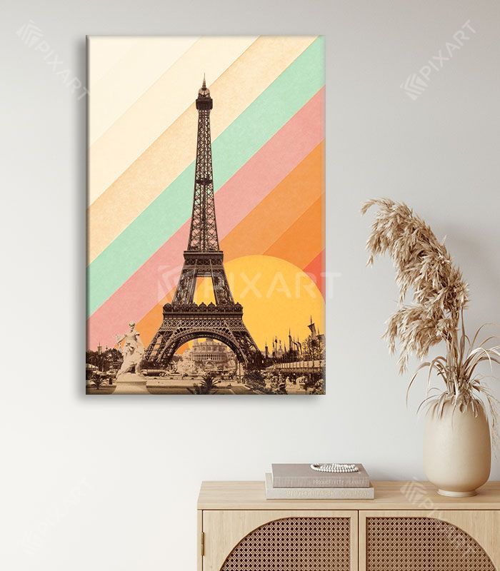 Eiffel Tower – Pop Art