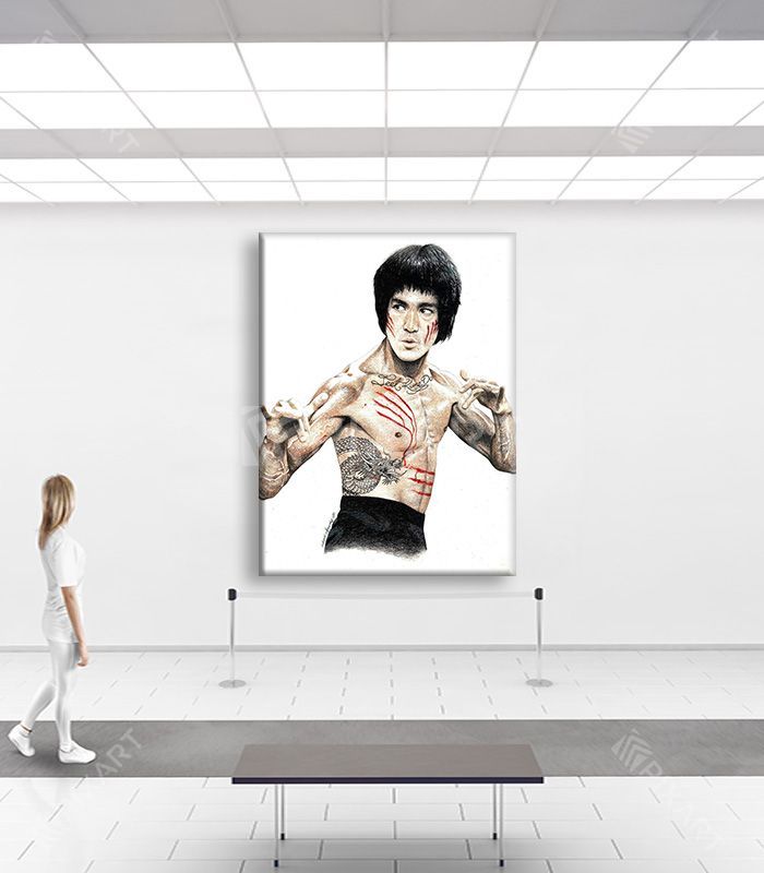 Bruce Lee Art Poster