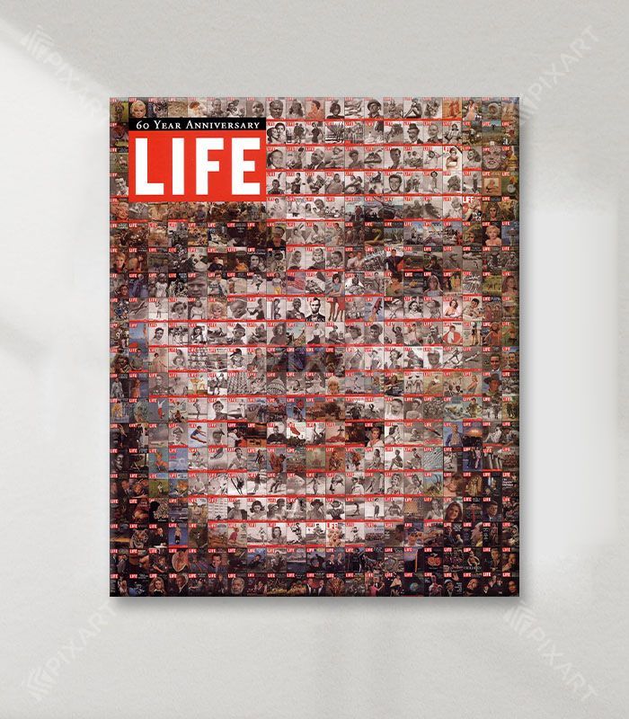 Couverture de Life Magazine – 60 éme anniverssaire