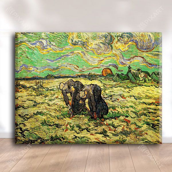 Deux paysannes – Vincent Van Gogh