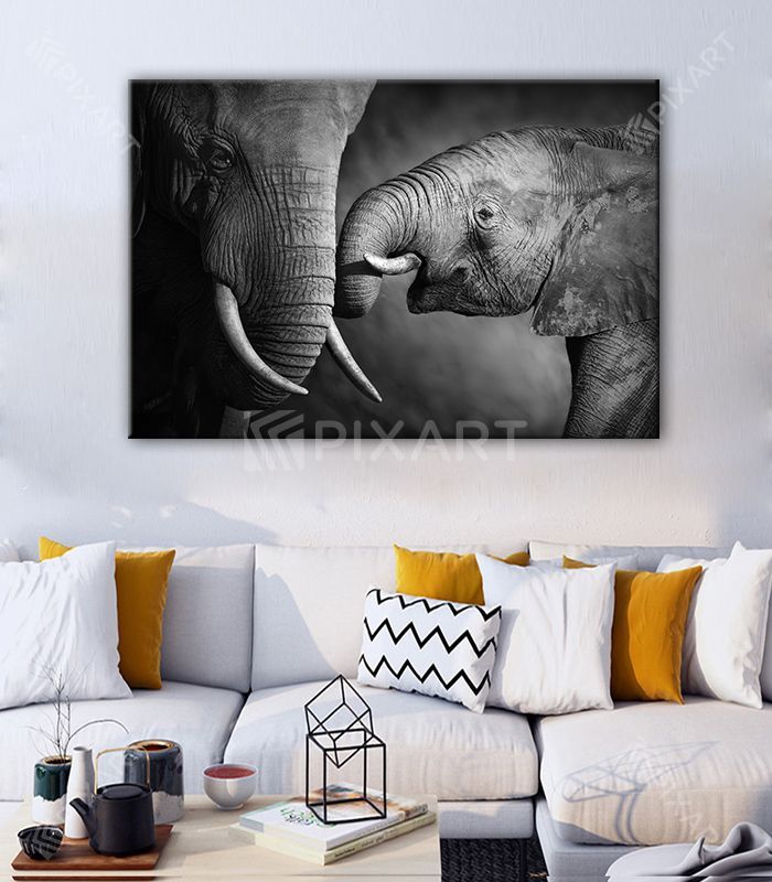 L’éléphanto et sa maman