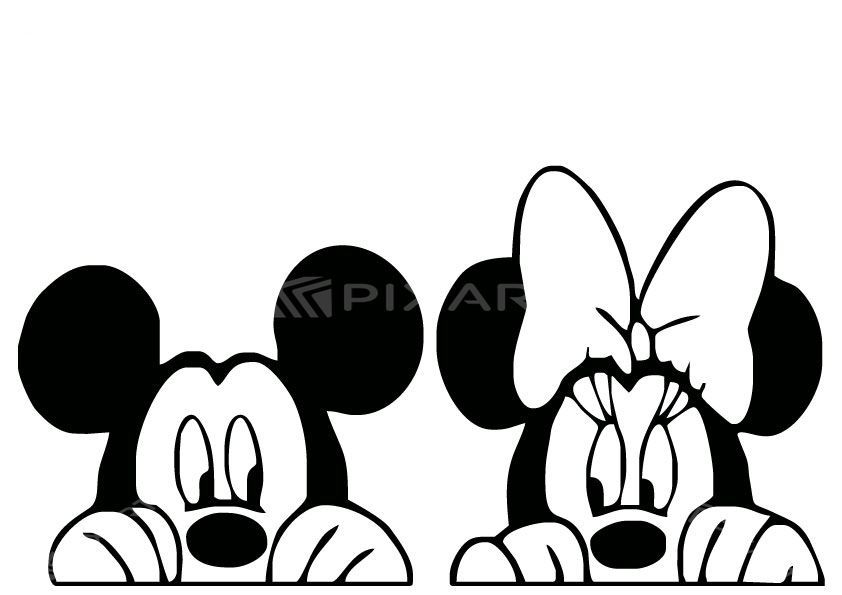 Stickers de Mickey et Minnie
