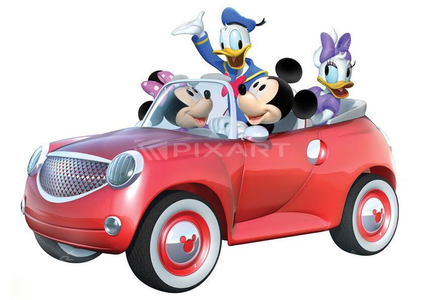 Stickers de personnage Disney en voiture