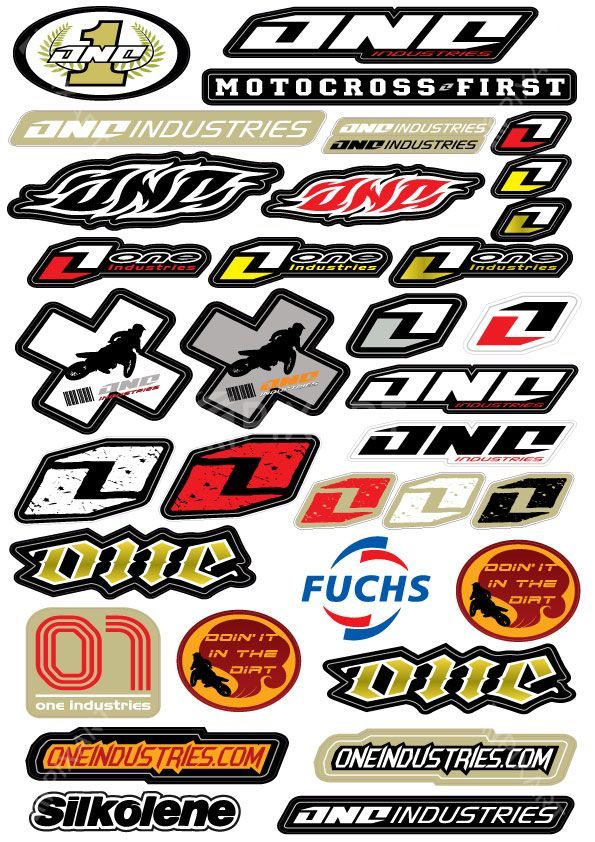 Collection de stickers courses de Moto #2