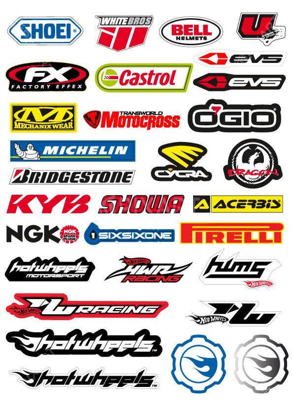 Collection de stickers équipement Automobiles