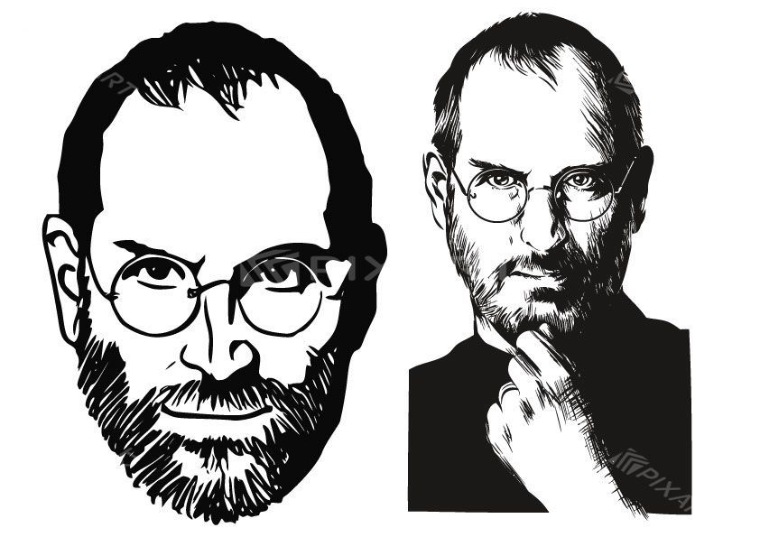 Stickers Steve Jobs #2