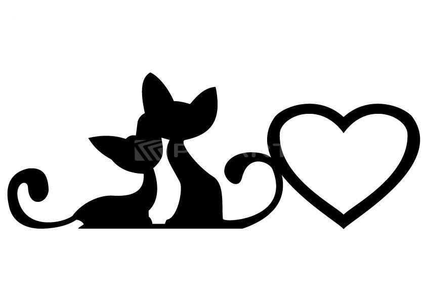 Sticker d’un amour de chat