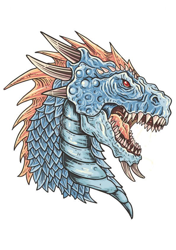 Stickers d’un dragon